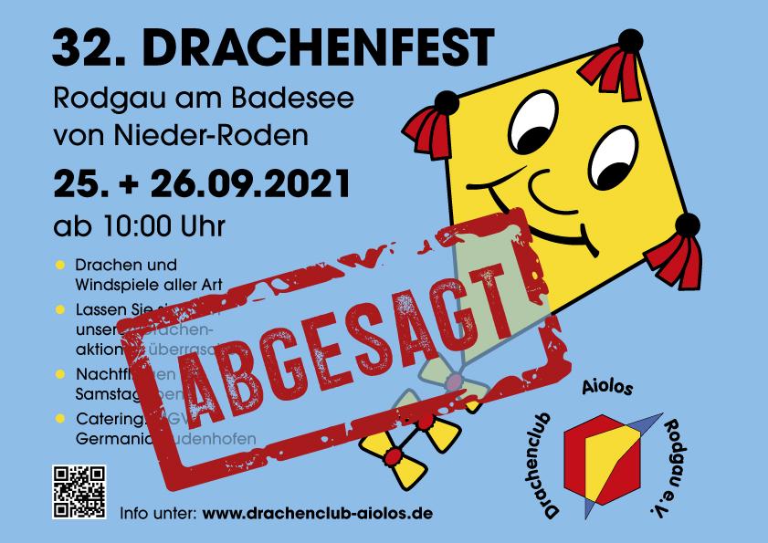 Absage Drachenfest 2021